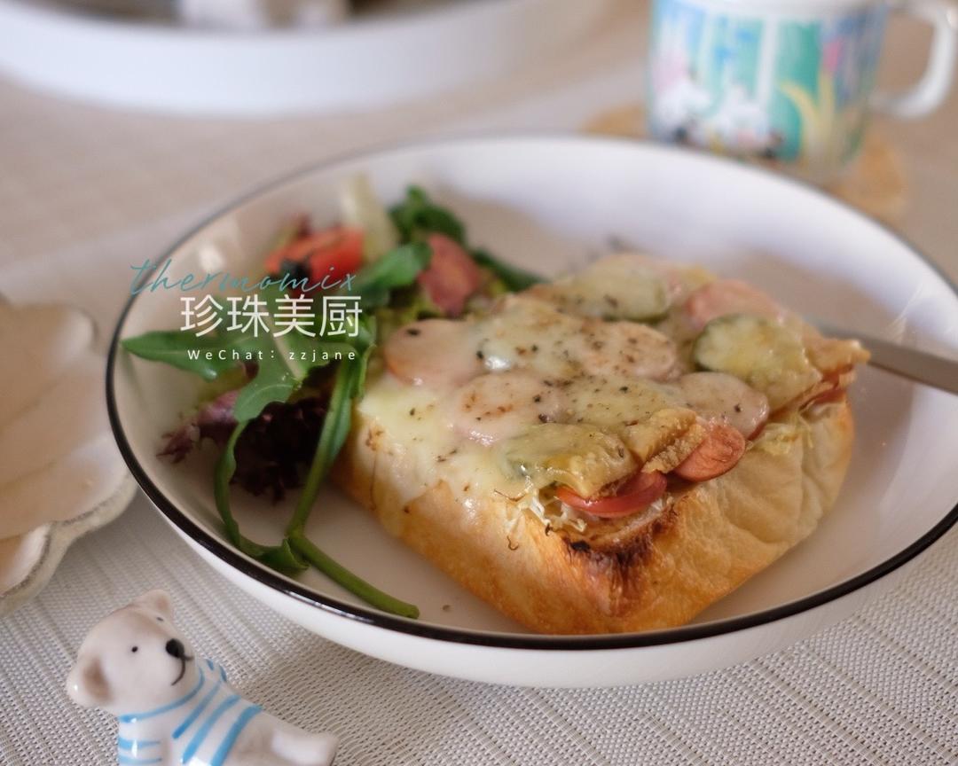 复刻《东京大饭店》里的芝士烤吐司的做法