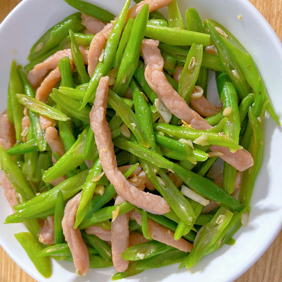 家常小炒四季豆，蔬菜就是要清爽鲜甜