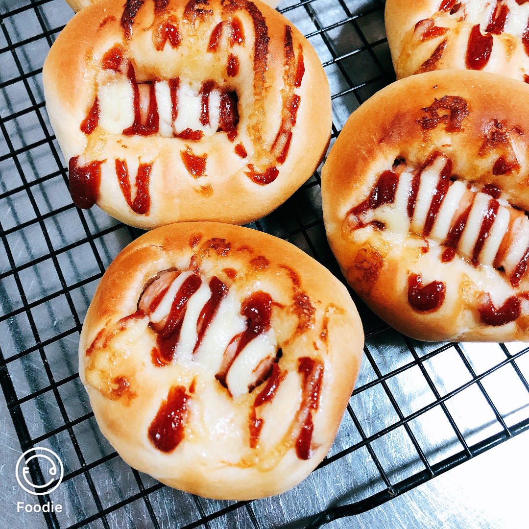 全麦肠仔小面包❗小朋友最爱的小面包🔥