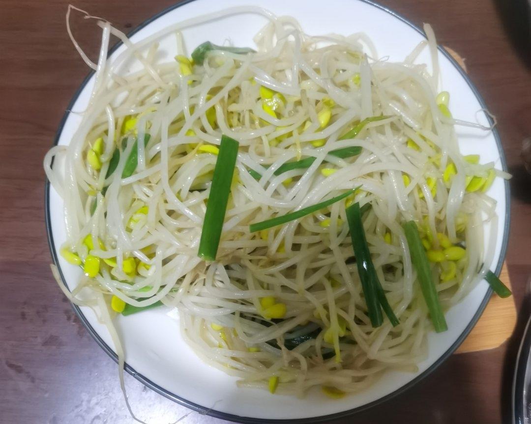 素炒豆芽的做法