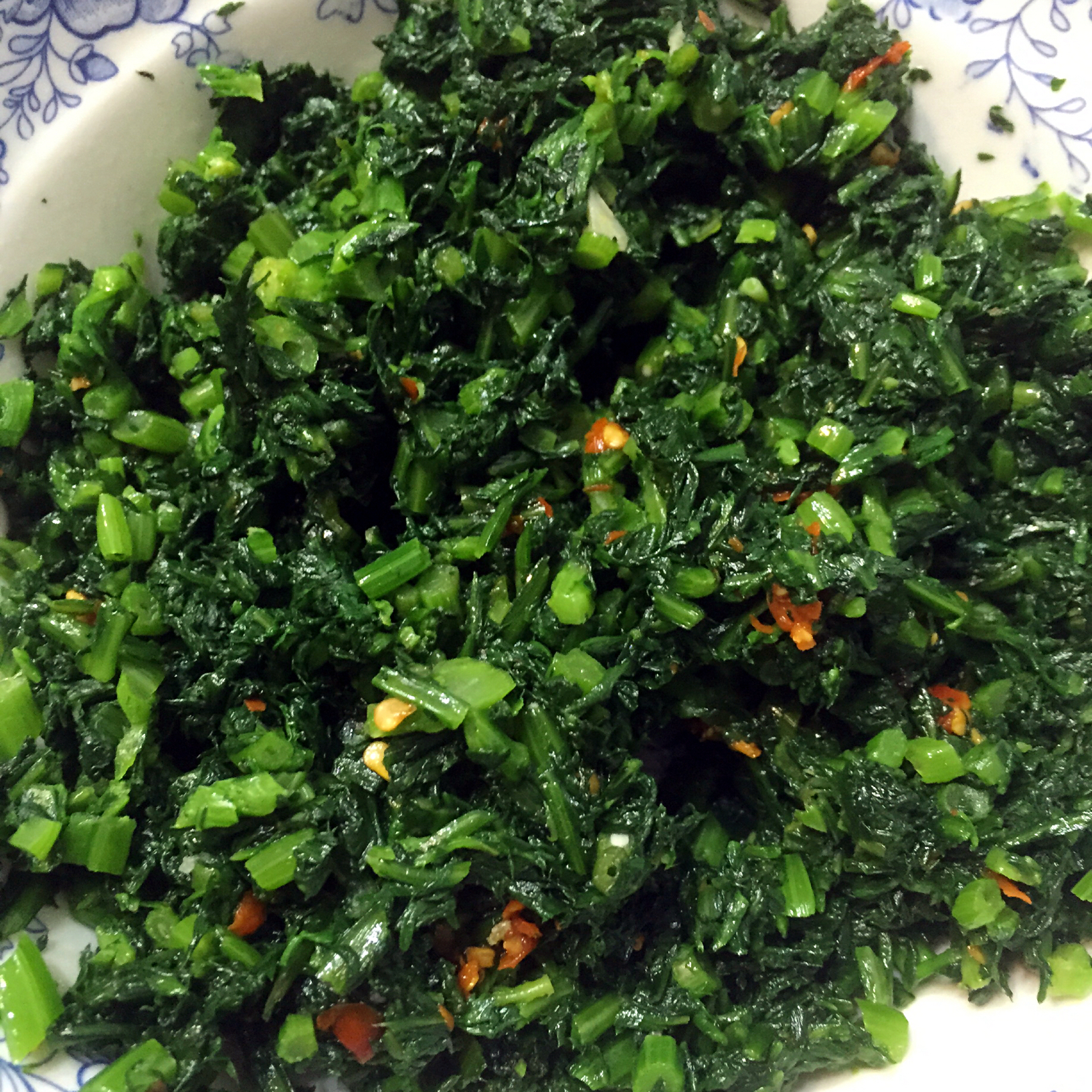 董太的私房菜--凉拌茼蒿