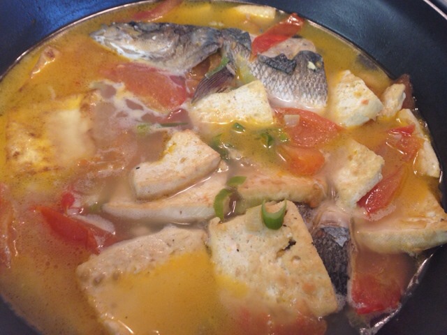 番茄豆腐黄骨鱼汤