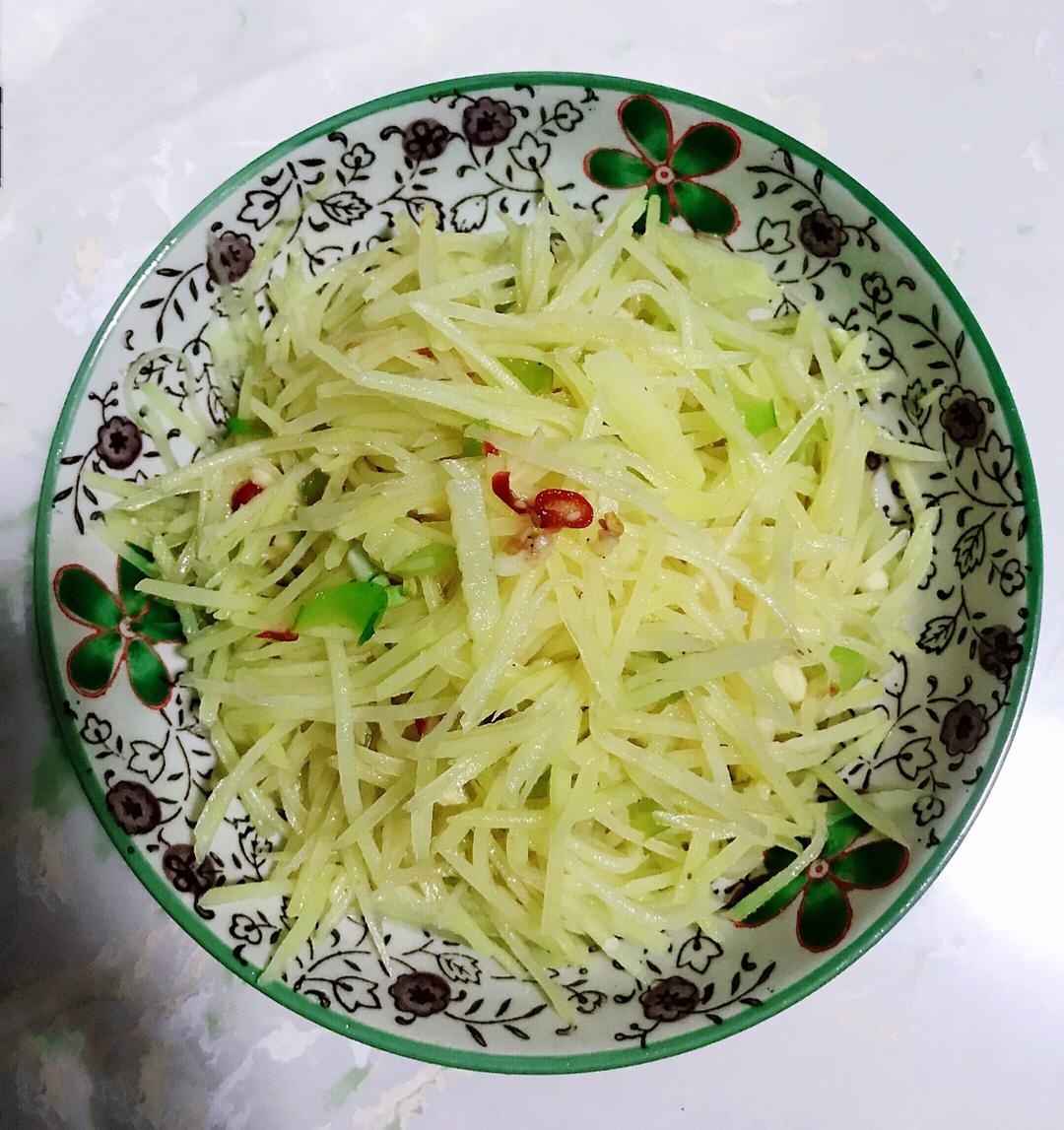 爽口凉拌土豆丝