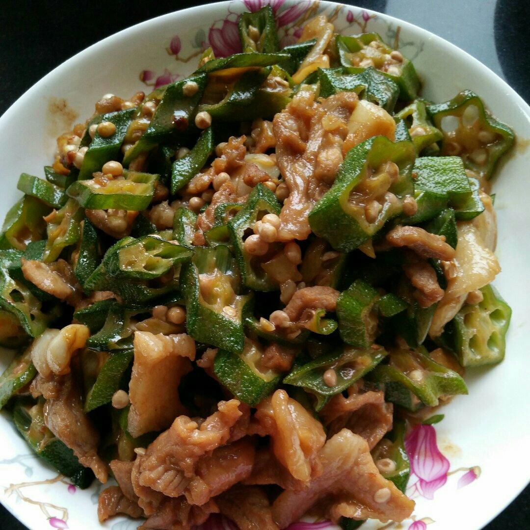 秋葵炒肉
