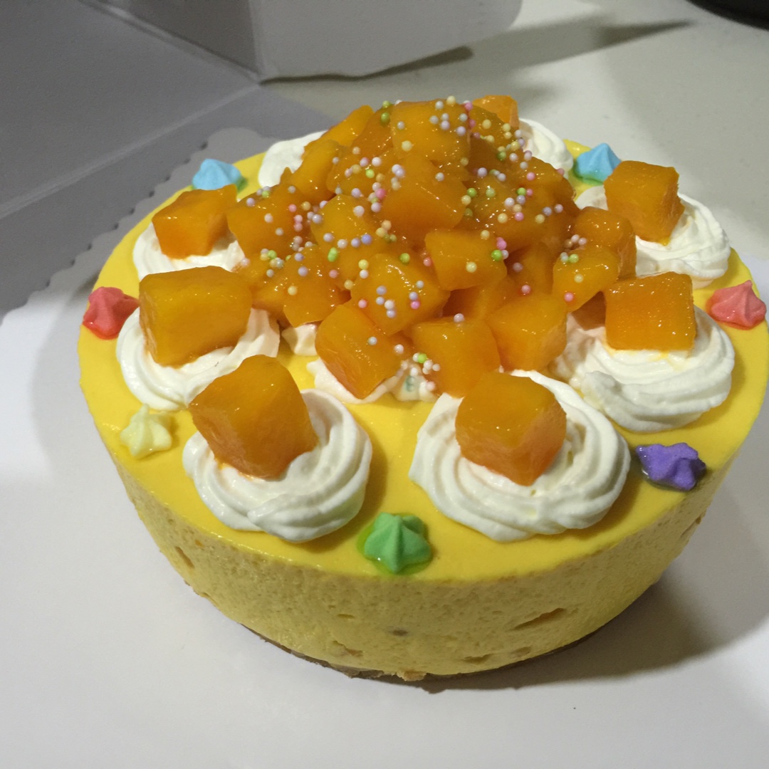 《Tinrry下午茶》教你做芒果流心慕斯（6寸配方）