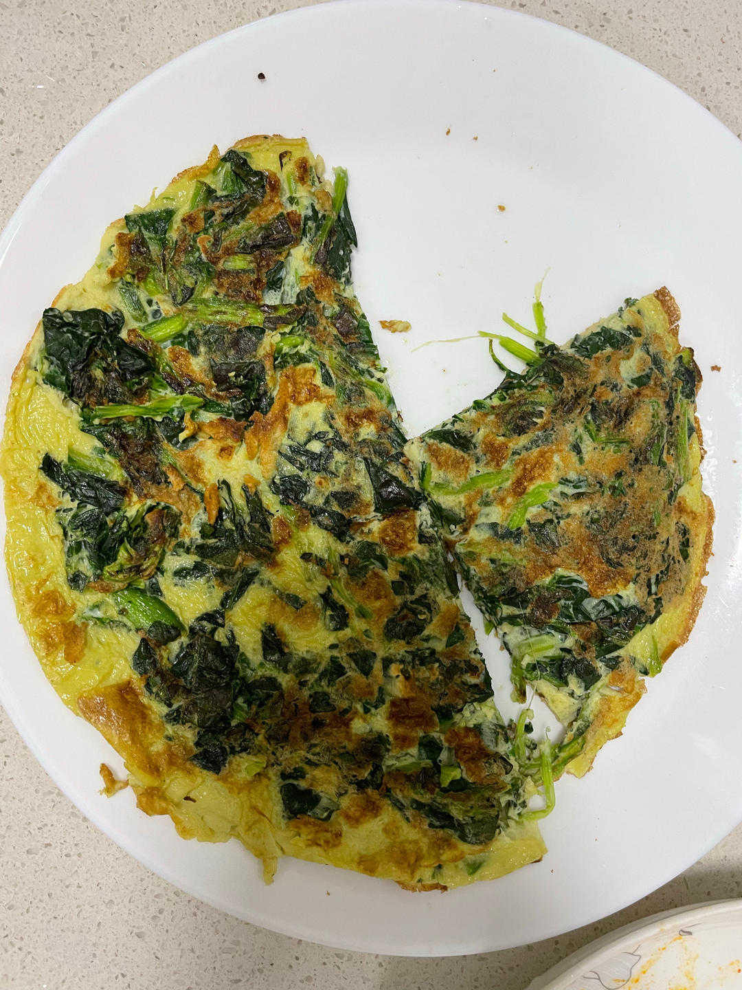 减脂餐❣️菠菜鸡蛋饼