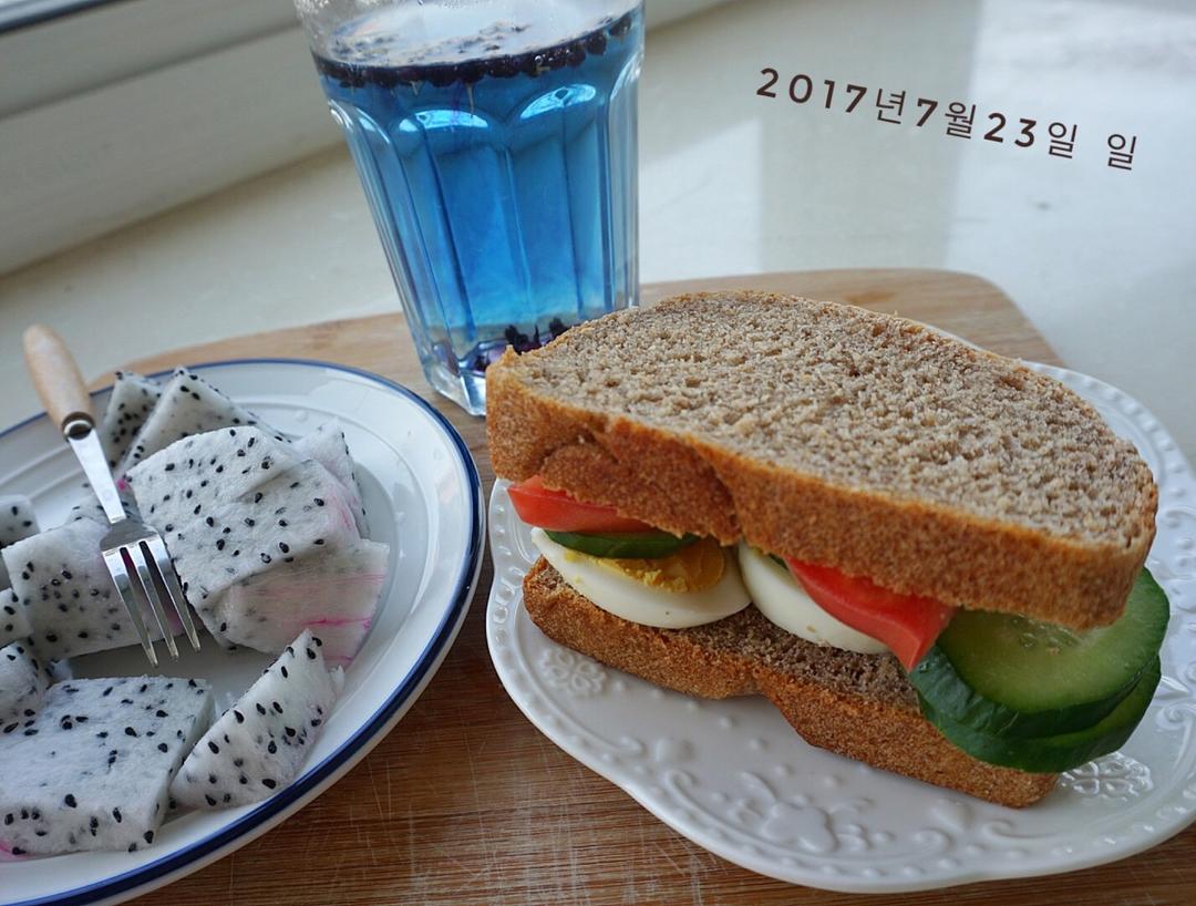 低卡黑麦全麦吐司