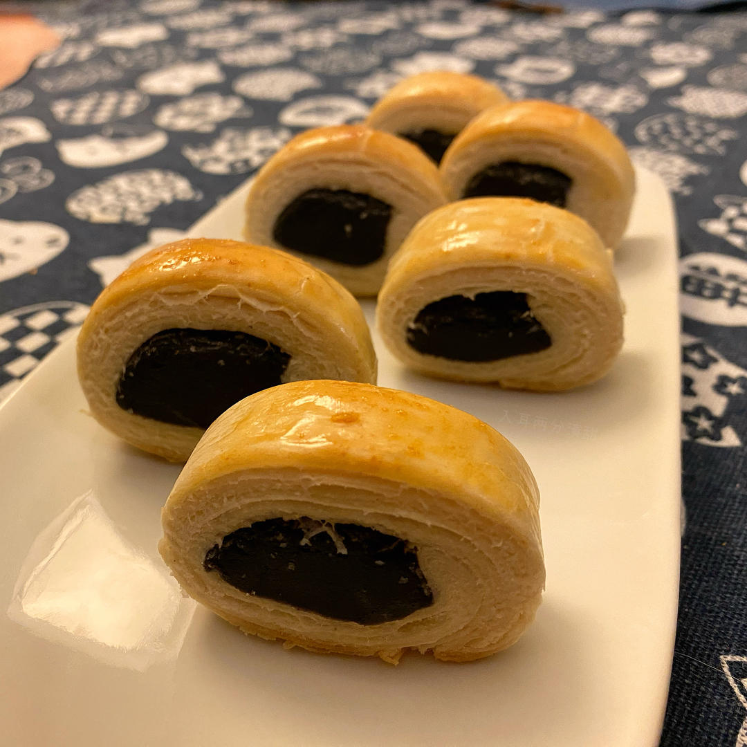 预热中秋之豆沙一口酥
