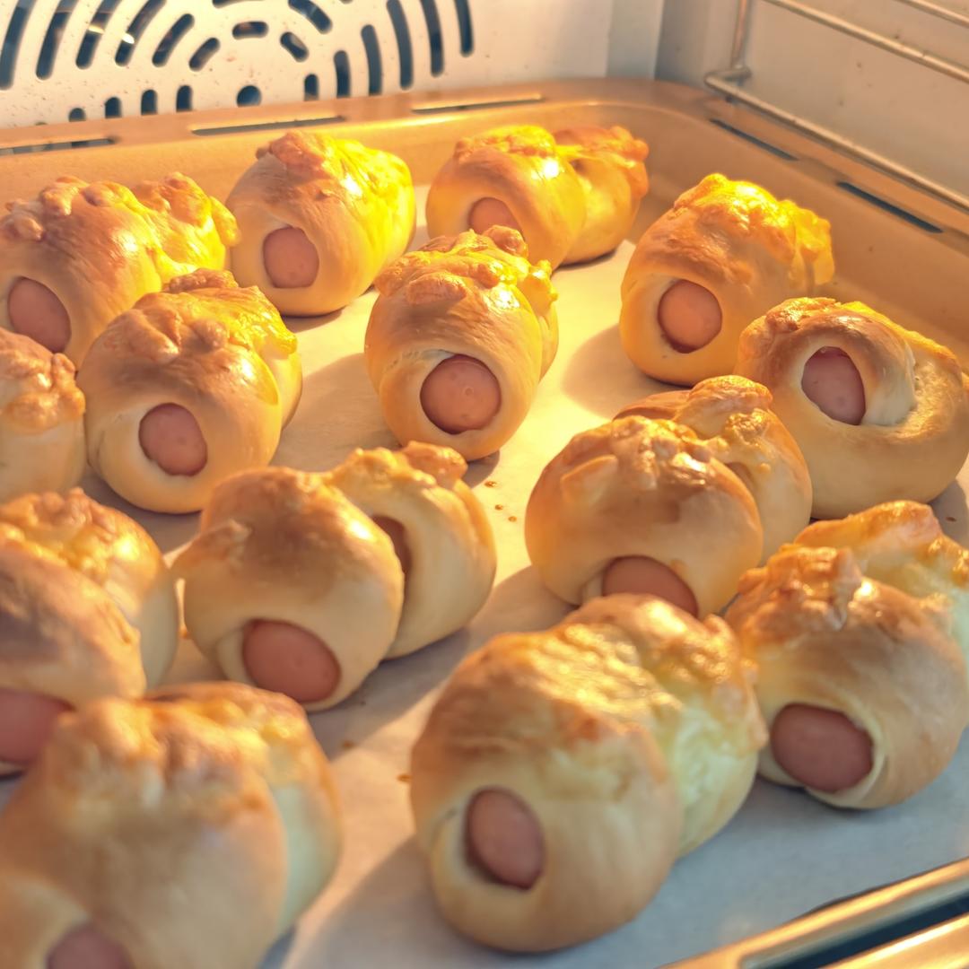 迷你肠仔包（一次发酵）