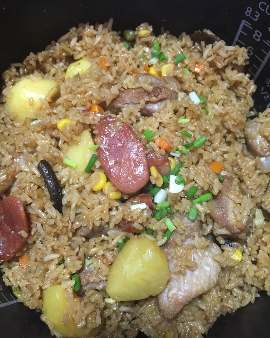 腊排骨焖饭