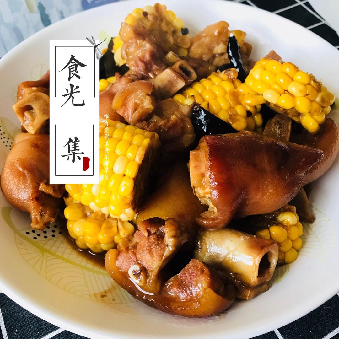 美味的家常菜：红烧猪蹄