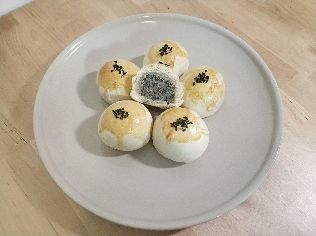 椒盐酥饼（自制椒盐芝麻馅）