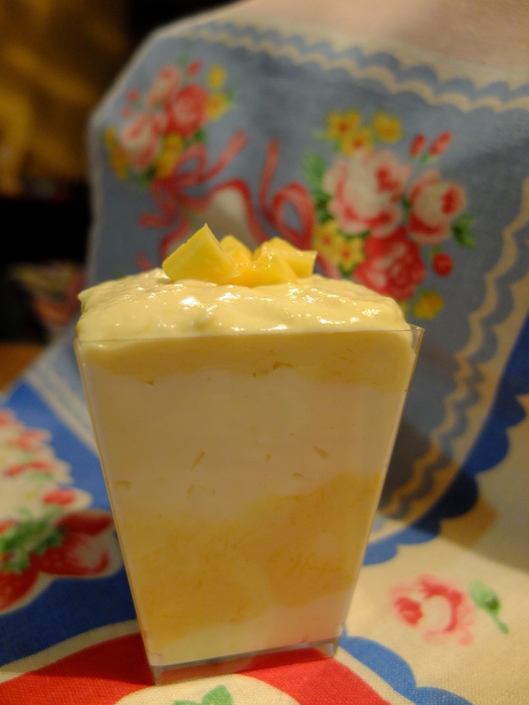 芒果奶油杯