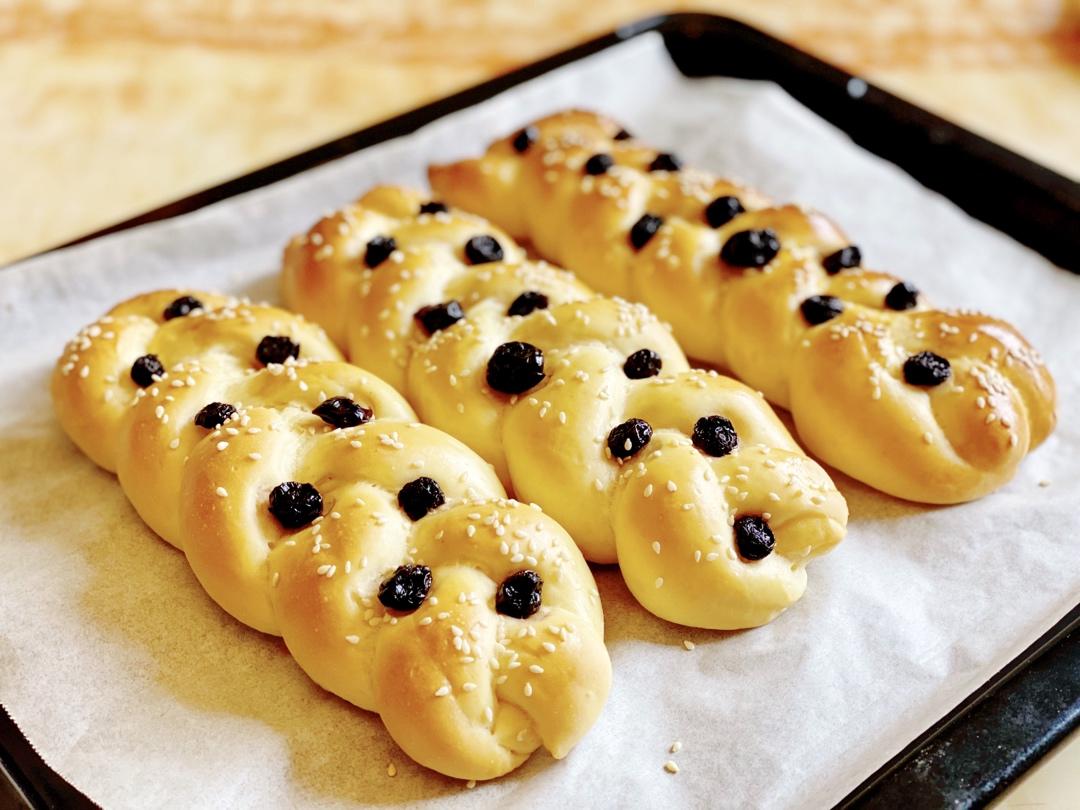 酸奶辫子面包（一次发酵）