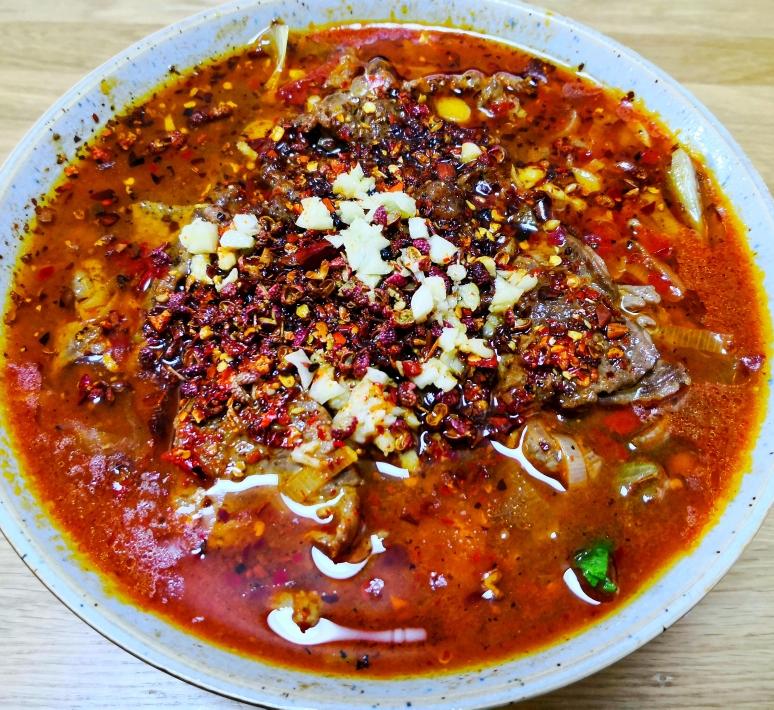 下饭水煮肉(牛肉)的做法