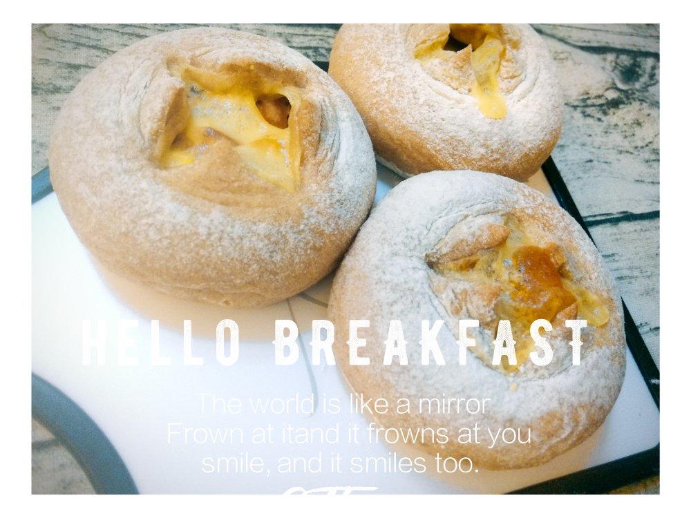 全麦芝士熔岩面包