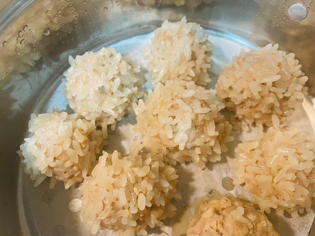 一口一个超过瘾的珍珠丸子