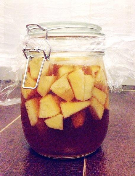 红茶菌苹果醋的做法