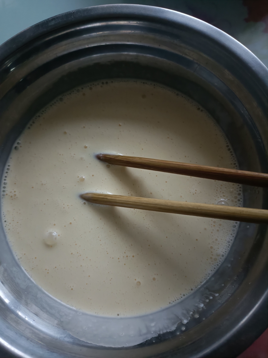空气炸锅版奶油布丁的做法 步骤2