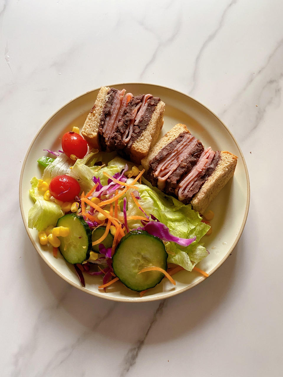 伪“五花肉”三明治【健康一手握】