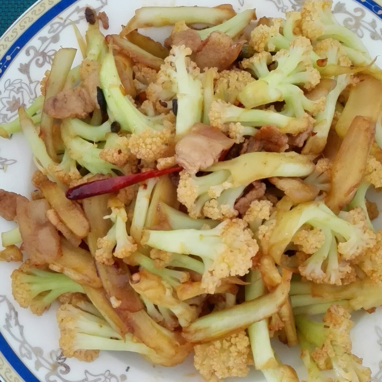 干锅花菜