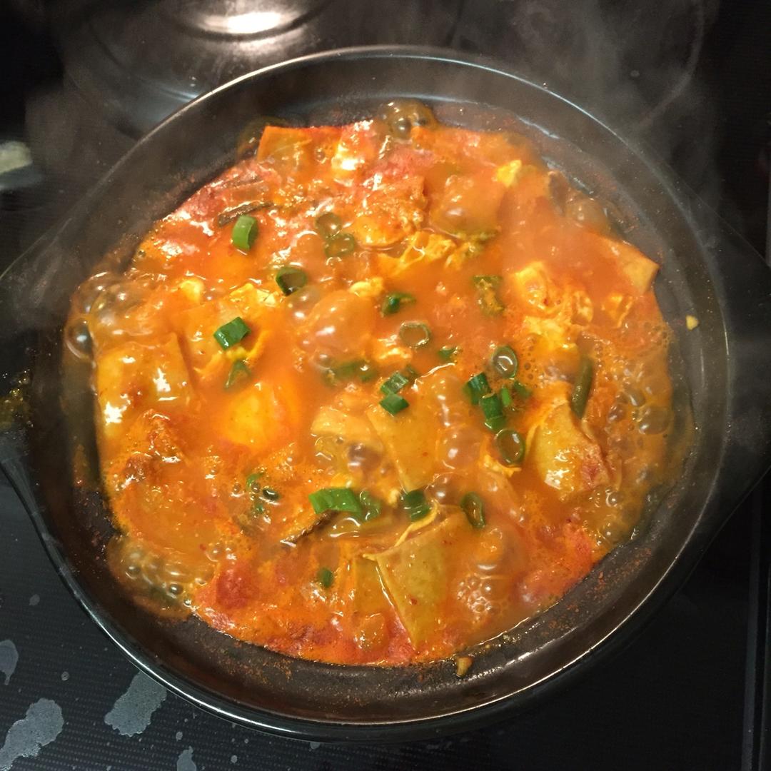 韩式豆腐锅 Korean Tofu Hotpot