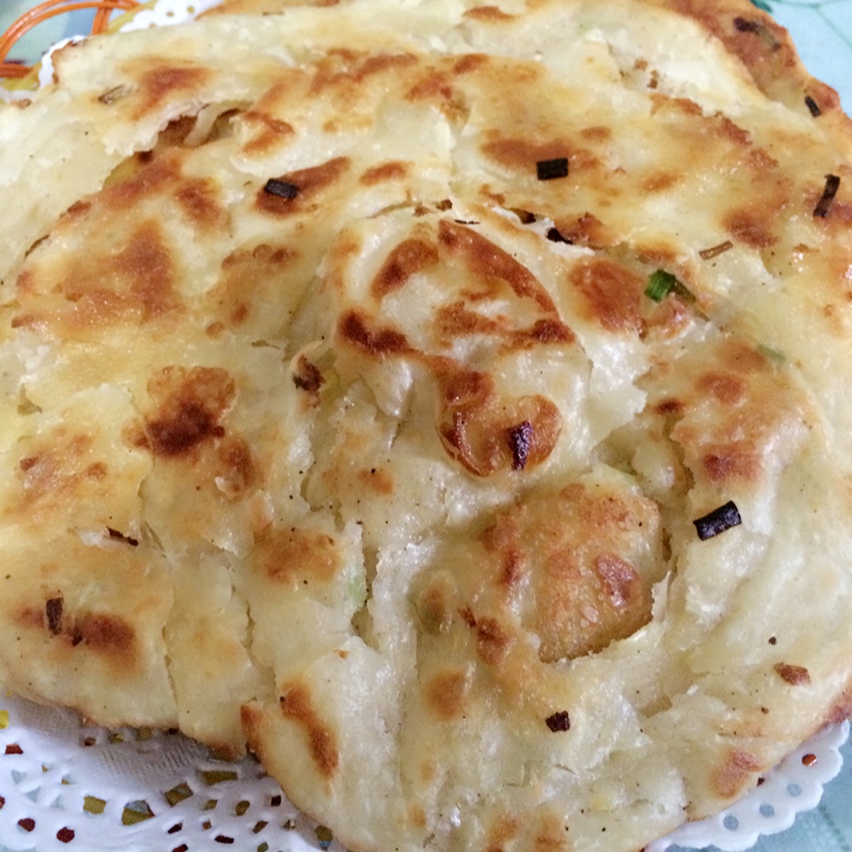 自制葱油饼