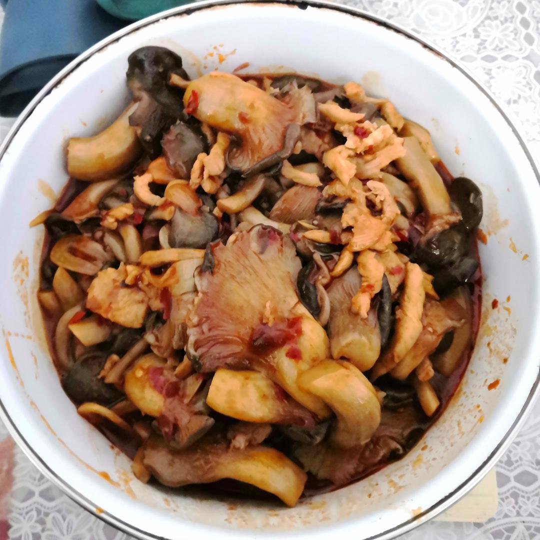 真姬菇炒肉丝
