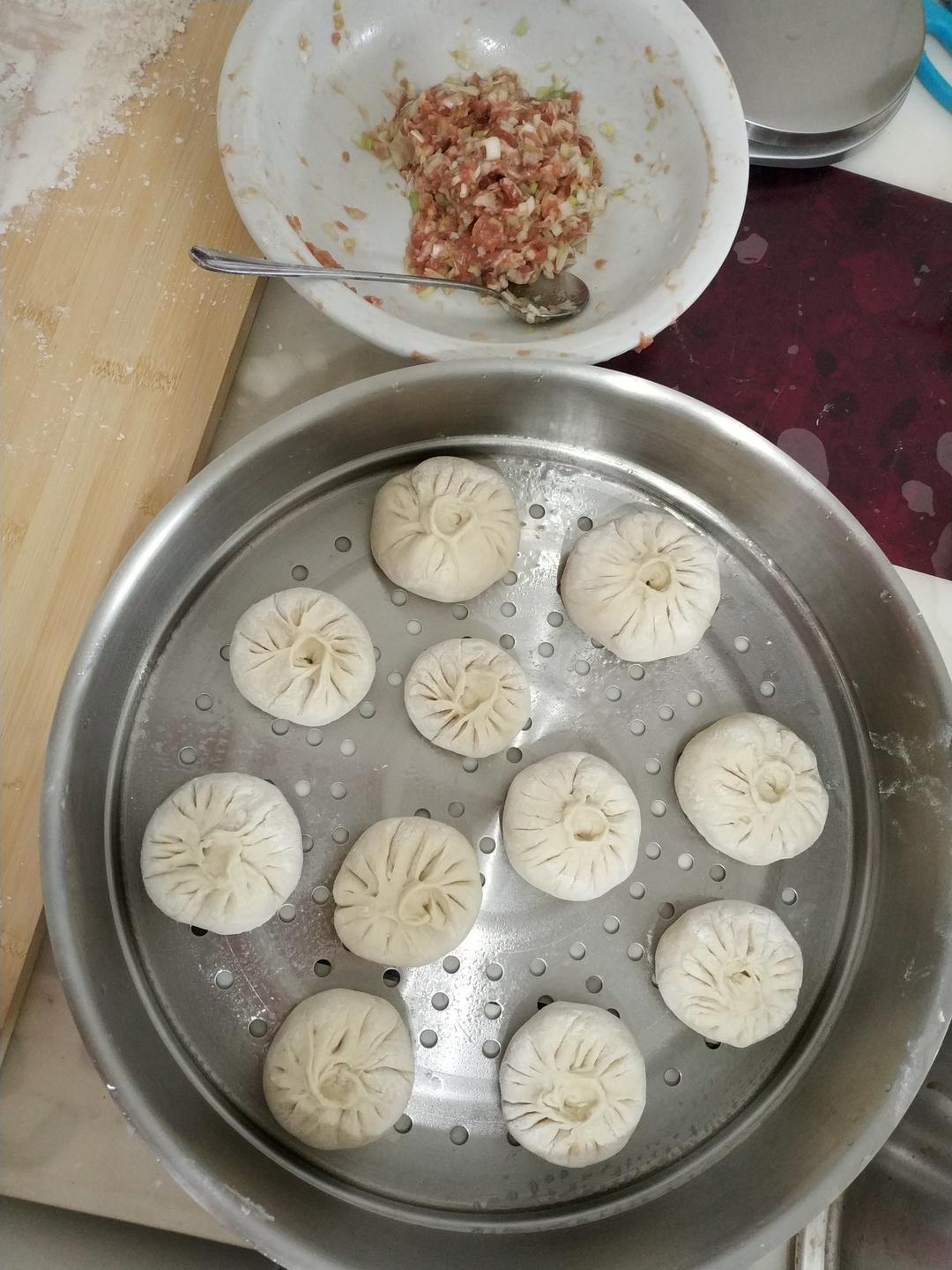 猪肉大葱包子