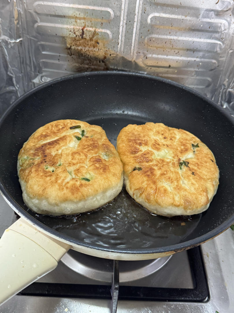 不用揉面的发面韭菜饼