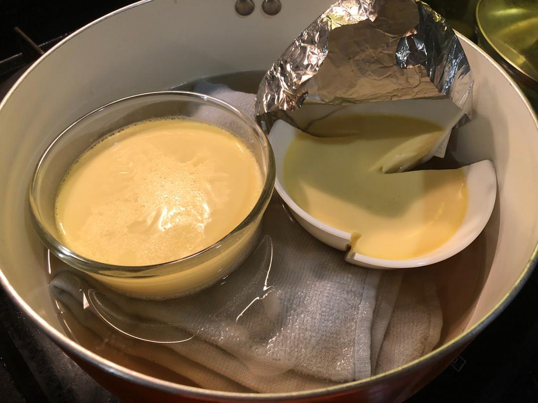 超简易滑又弹的鸡蛋布丁Custard Pudding(详细教程)