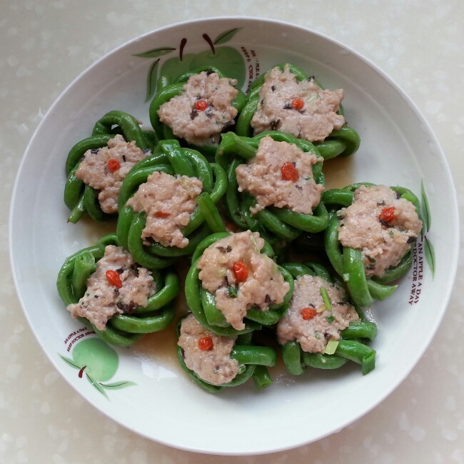 肉酿豆角