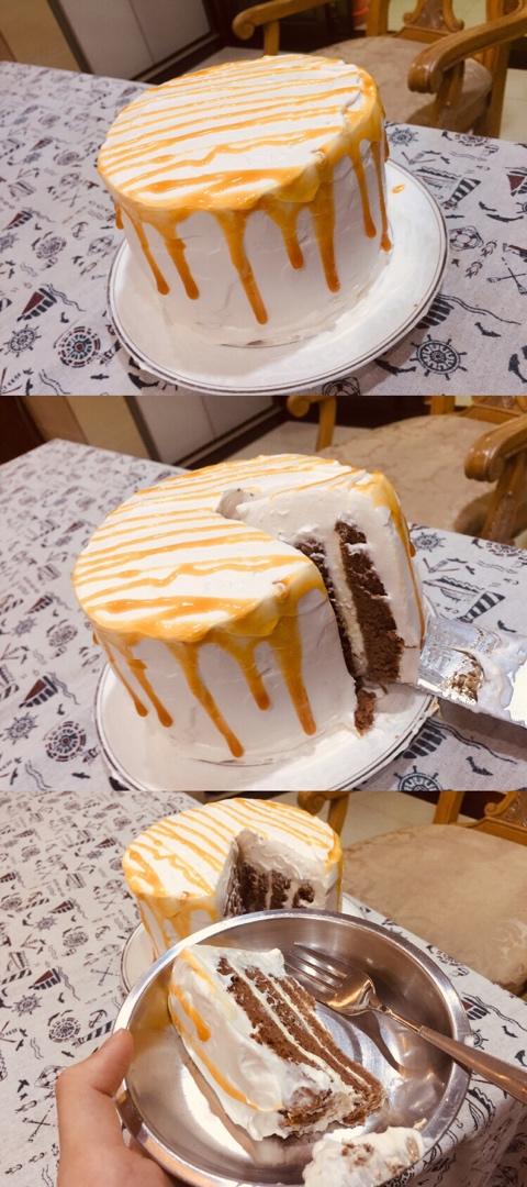 焦糖可可漩涡蛋糕—北鼎烤箱食谱