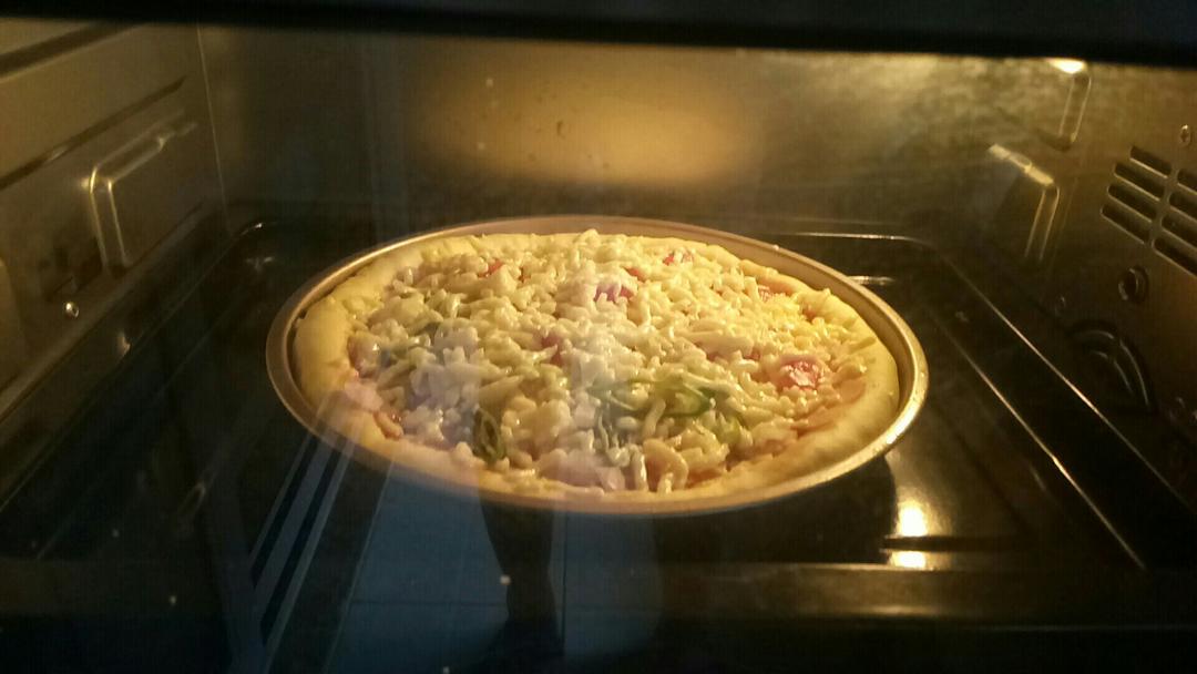自制厚底披萨面饼
