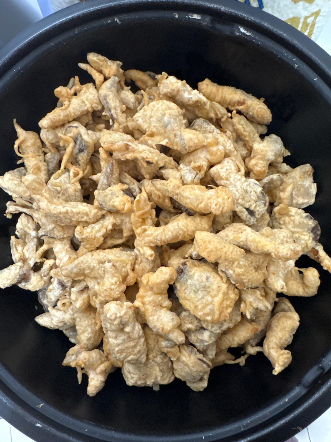 软炸蘑菇（平菇）