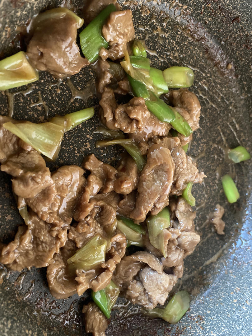 大葱炒牛肉