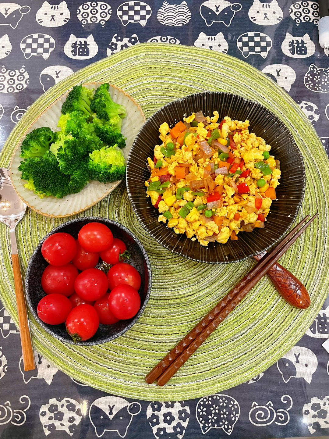 减脂餐｜无米豆腐炒饭低脂高蛋白‼️