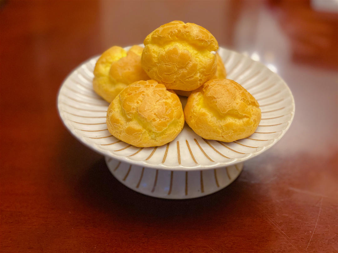 简单易成功的奶油小泡芙做法