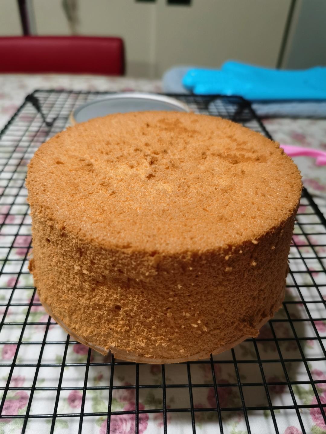 超柔软6寸戚风蛋糕(附8寸配方)零失败 超详细‼️含操作视频