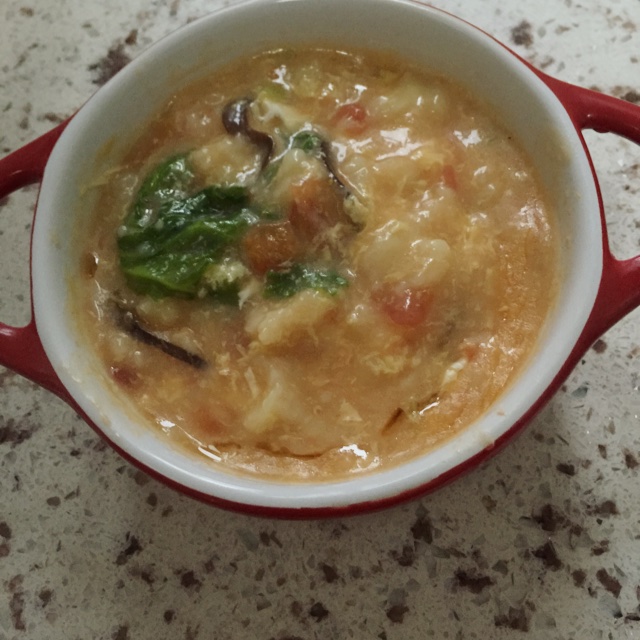 蕃茄疙瘩汤