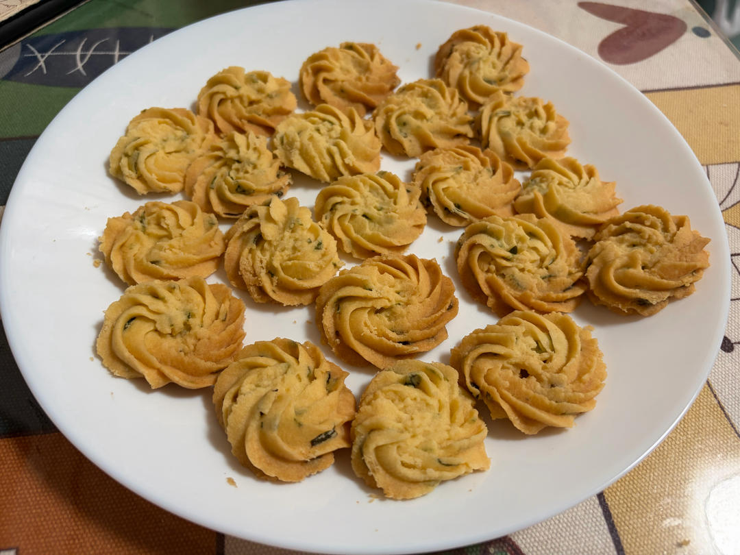 葱油香酥曲奇（绝对酥到掉渣渣）