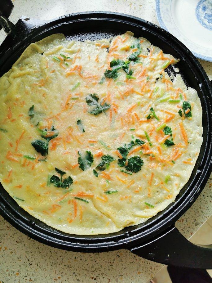 香菜胡萝卜煎饼
