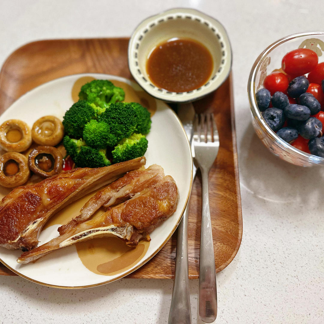 五分钟快手孜然香煎羊排