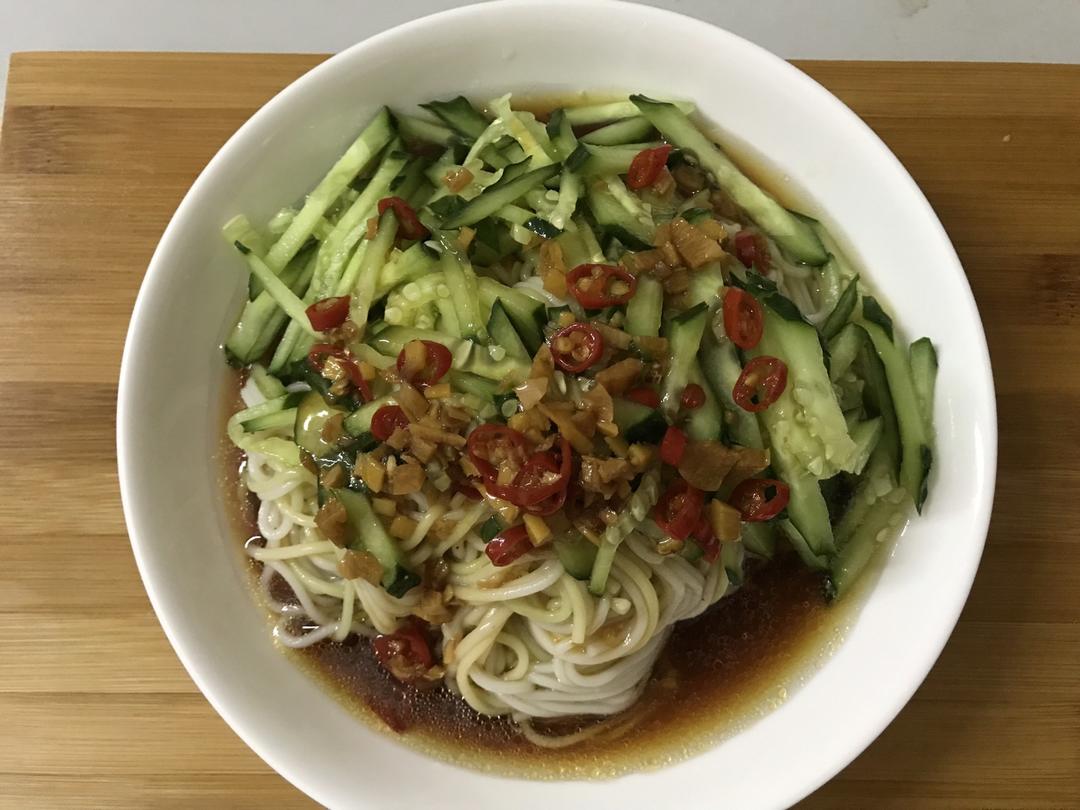 黄瓜凉面的做法