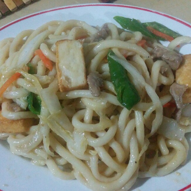 炒乌冬面