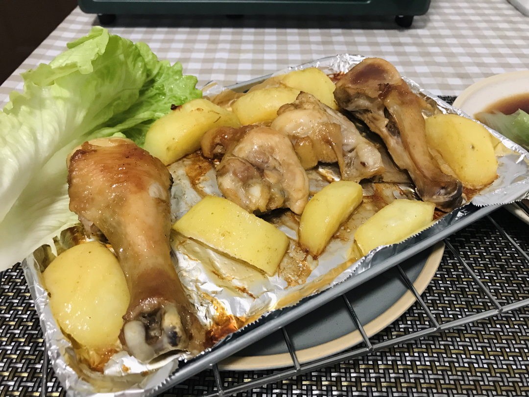 外酥里嫩烤鸡腿（烤箱版）