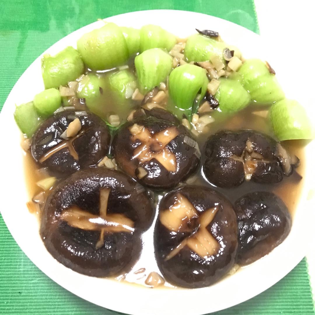 蚝油香菇小油菜