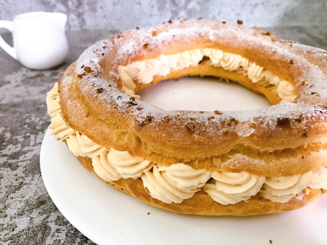 焦糖咸奶油巴黎车轮饼车轮泡芙