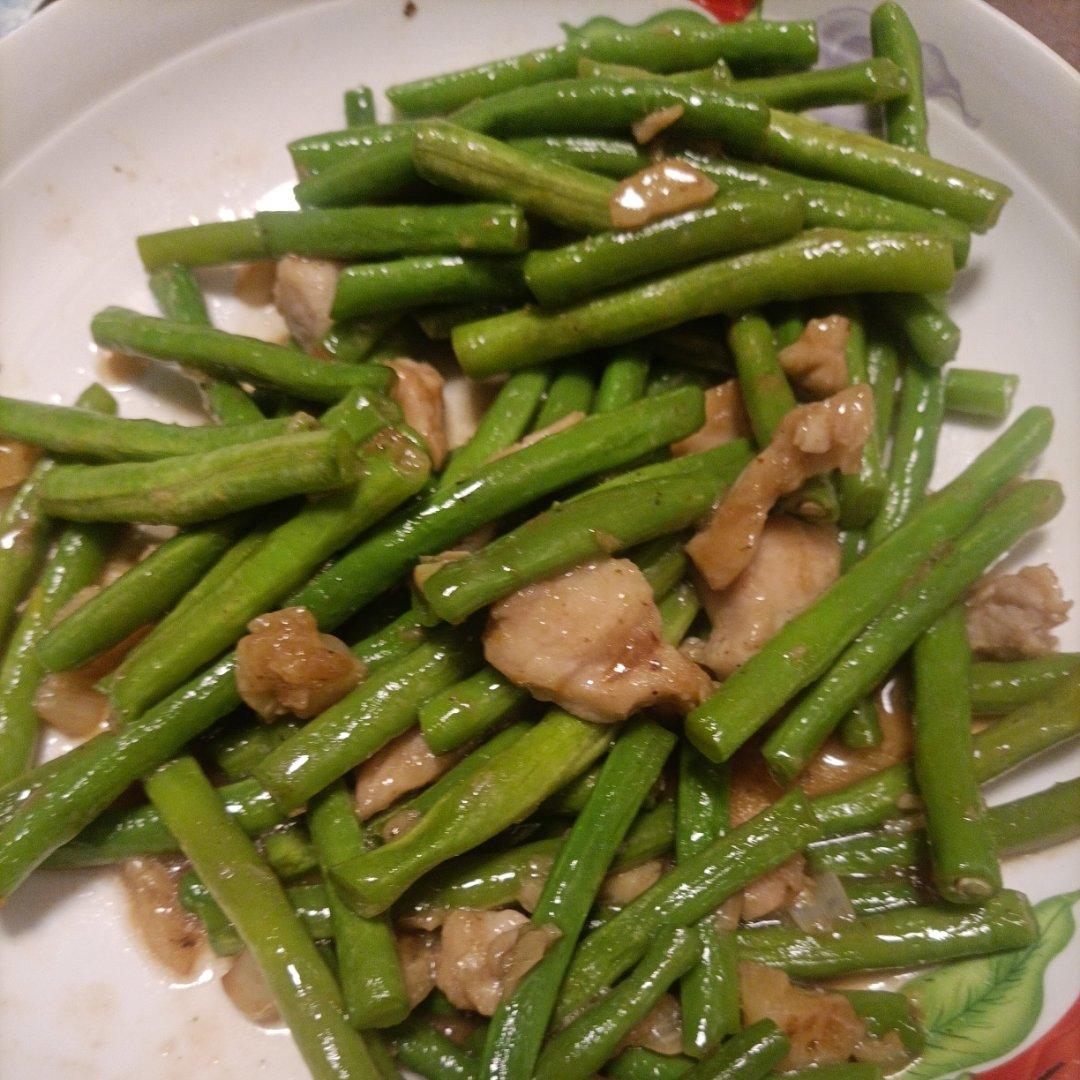 豆角炒肉丝