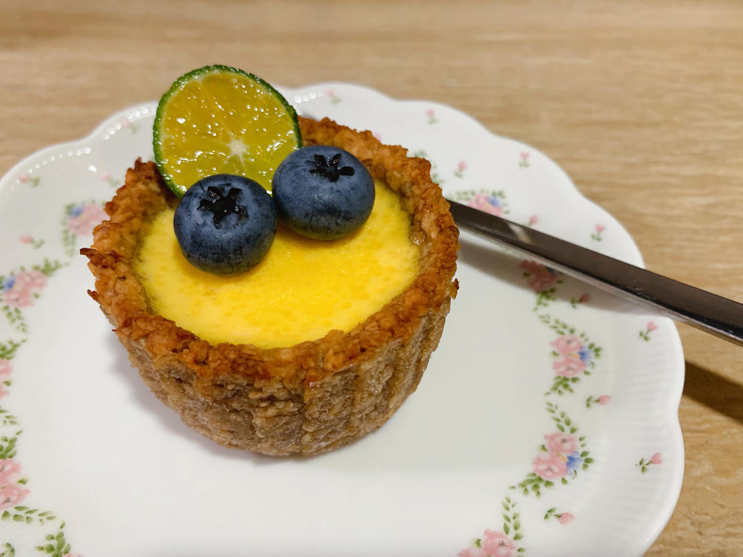 香蕉燕麦挞～无油低卡低脂饱腹感强